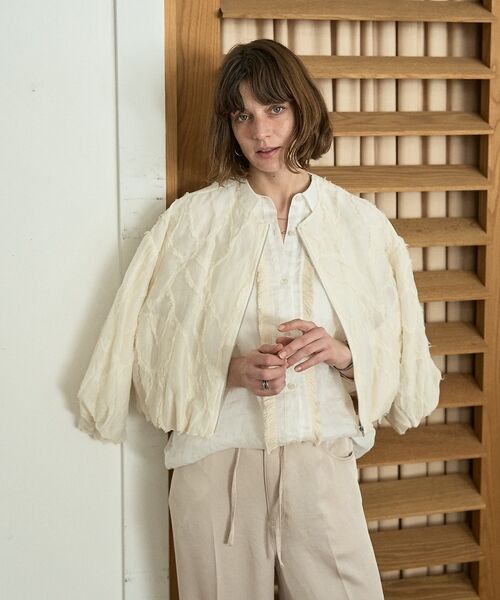 DESIGNWORKS / デザインワークス ブルゾン | アブストラクトカットジャガードブルゾン【予約】 | 詳細6