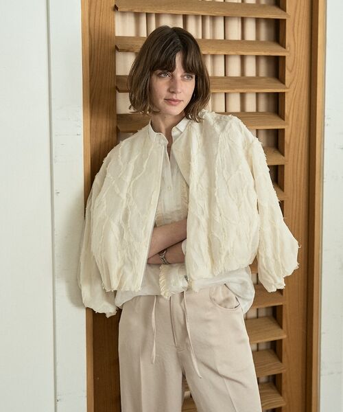 DESIGNWORKS / デザインワークス ブルゾン | アブストラクトカットジャガードブルゾン【予約】 | 詳細7