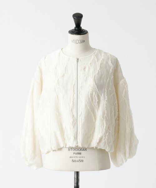 DESIGNWORKS / デザインワークス ブルゾン | アブストラクトカットジャガードブルゾン【予約】 | 詳細8