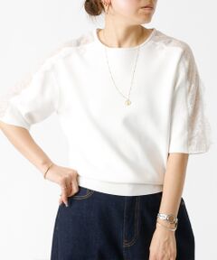 DESIGNWORKS / デザインワークス ニット・セーター | 【セットアップ対応】16ゲージ総針レースプルオーバー【予約】