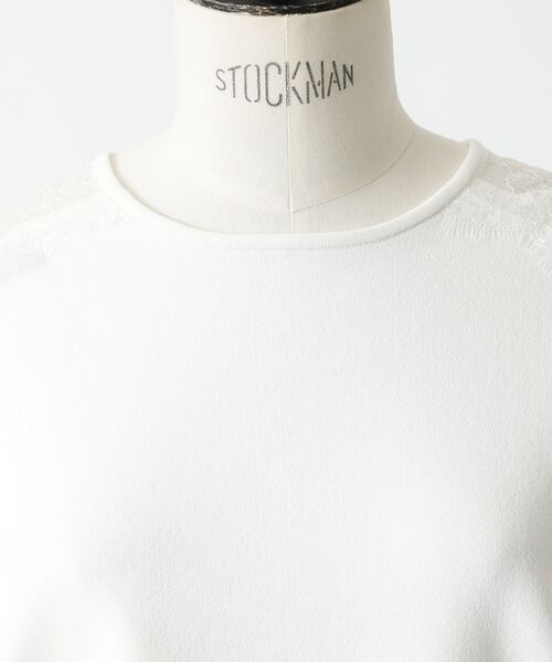 DESIGNWORKS / デザインワークス ニット・セーター | 【セットアップ対応】16ゲージ総針レースプルオーバー【予約】 | 詳細10