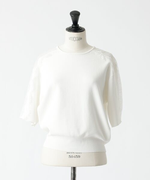 DESIGNWORKS / デザインワークス ニット・セーター | 【セットアップ対応】16ゲージ総針レースプルオーバー【予約】 | 詳細2