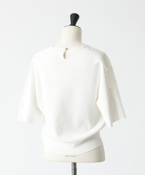 DESIGNWORKS / デザインワークス ニット・セーター | 【セットアップ対応】16ゲージ総針レースプルオーバー【予約】 | 詳細4