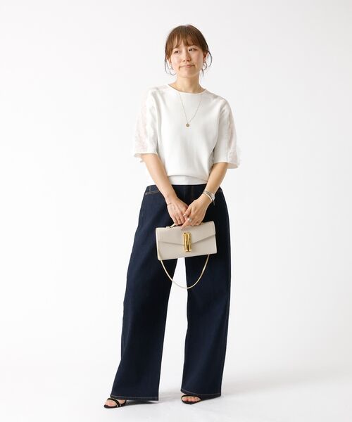 DESIGNWORKS / デザインワークス ニット・セーター | 【セットアップ対応】16ゲージ総針レースプルオーバー【予約】 | 詳細5