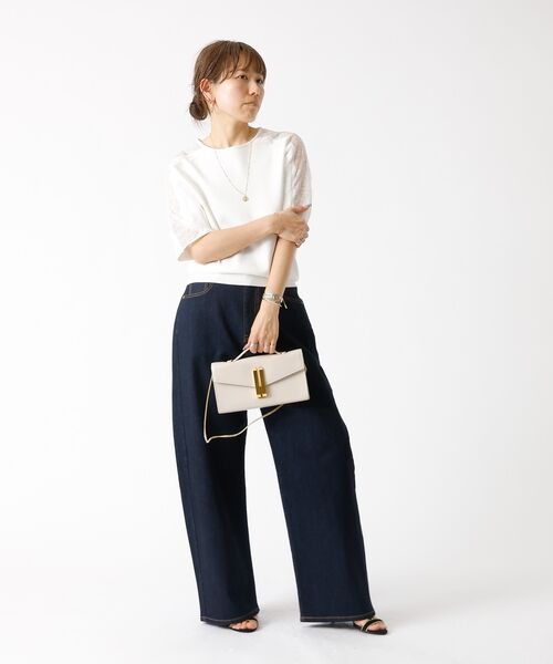 DESIGNWORKS / デザインワークス ニット・セーター | 【セットアップ対応】16ゲージ総針レースプルオーバー【予約】 | 詳細6