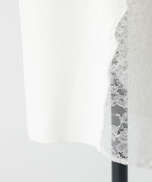 DESIGNWORKS / デザインワークス ミニ・ひざ丈スカート | 【セットアップ対応】16ゲージミラノリブレーススカート【予約】 | 詳細2