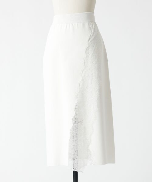 DESIGNWORKS / デザインワークス ミニ・ひざ丈スカート | 【セットアップ対応】16ゲージミラノリブレーススカート【予約】 | 詳細3