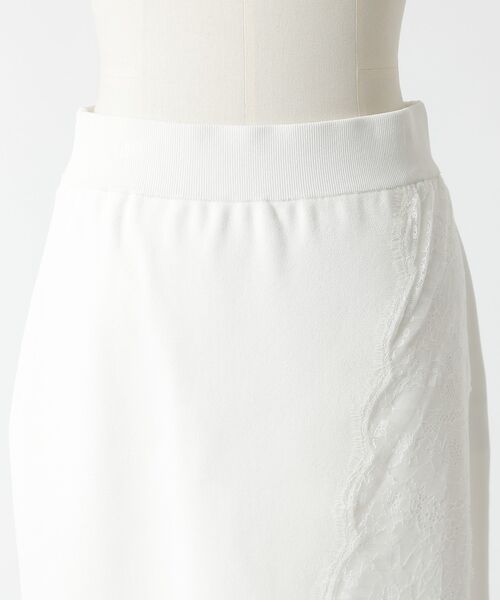 DESIGNWORKS / デザインワークス ミニ・ひざ丈スカート | 【セットアップ対応】16ゲージミラノリブレーススカート【予約】 | 詳細6