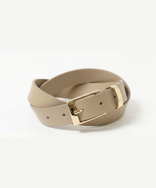 DESIGNWORKS / デザインワークス ベルト・サスペンダー | 【LEFIJE/レフィエ】ゴールドバックルベルト（モカ）