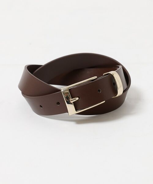 DESIGNWORKS / デザインワークス ベルト・サスペンダー | 【LEFIJE/レフィエ】ゴールドバックルベルト（ブラウン）