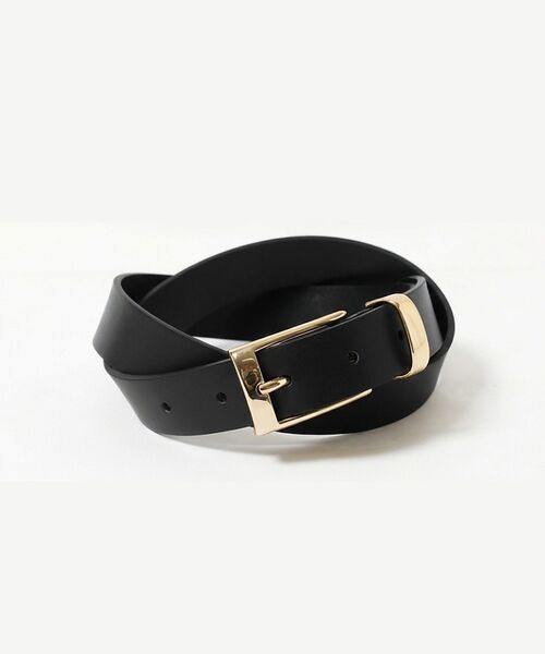 DESIGNWORKS / デザインワークス ベルト・サスペンダー | 【LEFIJE/レフィエ】ゴールドバックルベルト（ブラック）