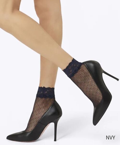 DESIGNWORKS / デザインワークス ソックス | 【Pierre Mantoux /ピエールマントゥー】CALZINO AMBRA（ネイビー）