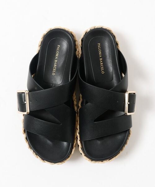 DESIGNWORKS / デザインワークス サンダル | 【PALOMA BARCELO /パロマ バルセロ】厚底ジュートサンダル【予約】 | 詳細1