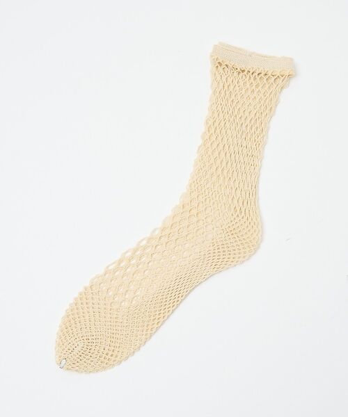 DESIGNWORKS / デザインワークス ソックス | 【babaco/ババコ】 Fishnet Socks　フィッシュネットソックス/（アイボリー）