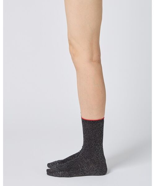 DESIGNWORKS / デザインワークス ソックス | 【babaco/ババコ】2Pairs Words tiptoe glo　2足セッ | 詳細1