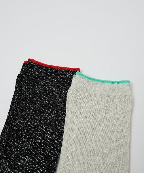 DESIGNWORKS / デザインワークス ソックス | 【babaco/ババコ】2Pairs Words tiptoe glo　2足セッ | 詳細4