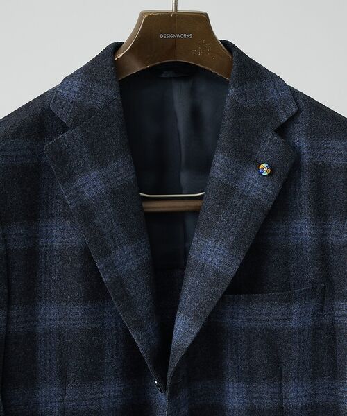 DESIGNWORKS / デザインワークス テーラードジャケット | 【BELVEST/ベルベスト】 ライトウェイト チェック　ジャケット | 詳細3