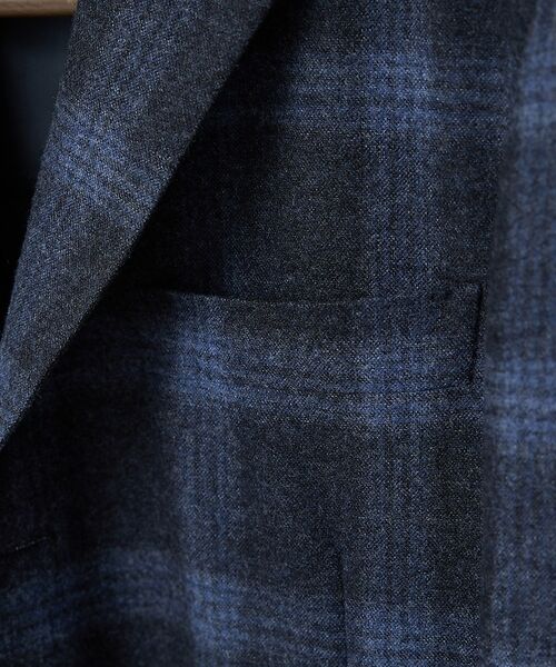 DESIGNWORKS / デザインワークス テーラードジャケット | 【BELVEST/ベルベスト】 ライトウェイト チェック　ジャケット | 詳細5