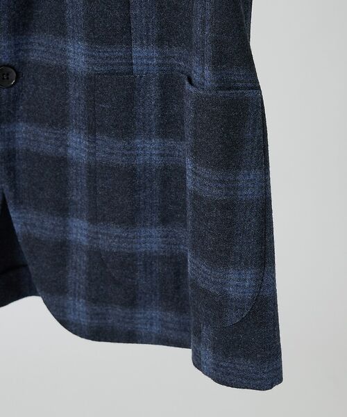 DESIGNWORKS / デザインワークス テーラードジャケット | 【BELVEST/ベルベスト】 ライトウェイト チェック　ジャケット | 詳細7