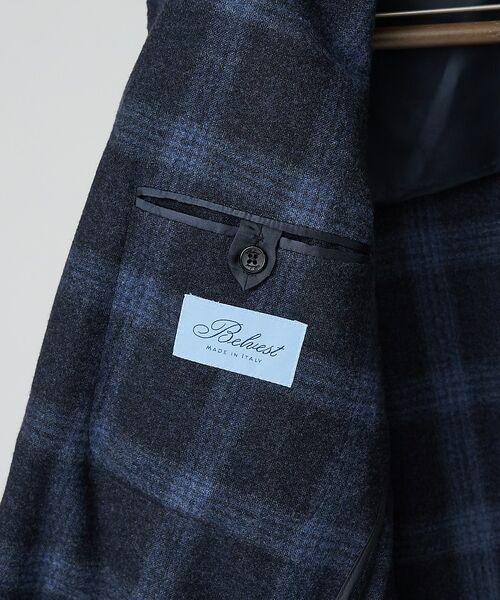 DESIGNWORKS / デザインワークス テーラードジャケット | 【BELVEST/ベルベスト】 ライトウェイト チェック　ジャケット | 詳細8