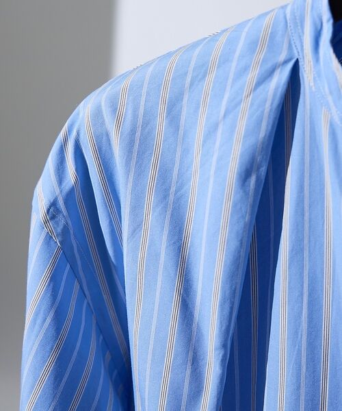 DESIGNWORKS / デザインワークス シャツ・ブラウス | 【:Colon/コロン】ストライプ 1プリーツ　シャツ | 詳細4