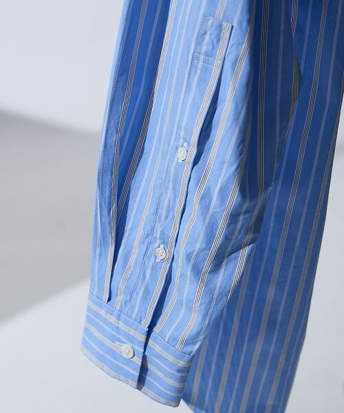 DESIGNWORKS / デザインワークス シャツ・ブラウス | 【:Colon/コロン】ストライプ 1プリーツ　シャツ | 詳細5