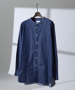 DESIGNWORKS / デザインワークス シャツ・ブラウス | 【:Colon/コロン】バンドカラー　デニムシャツ