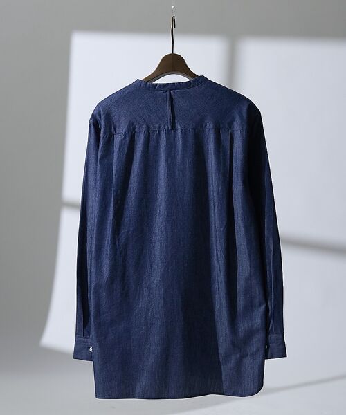 DESIGNWORKS / デザインワークス シャツ・ブラウス | 【:Colon/コロン】バンドカラー　デニムシャツ | 詳細2