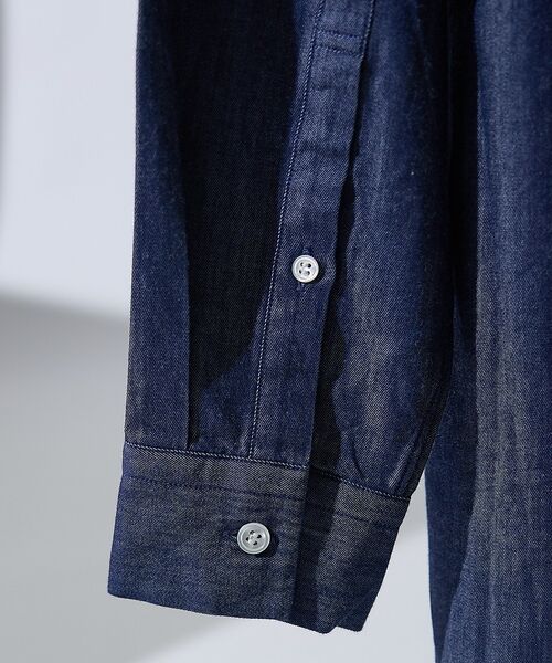 DESIGNWORKS / デザインワークス シャツ・ブラウス | 【:Colon/コロン】バンドカラー　デニムシャツ | 詳細5