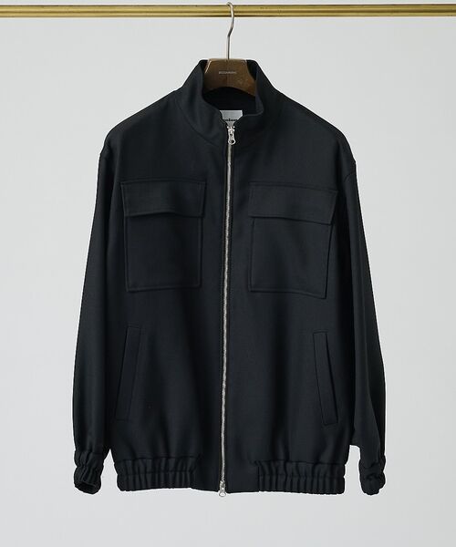 DESIGNWORKS / デザインワークス ブルゾン | 【:Colon/コロン】ツイル　ジップブルゾン（ブラック）