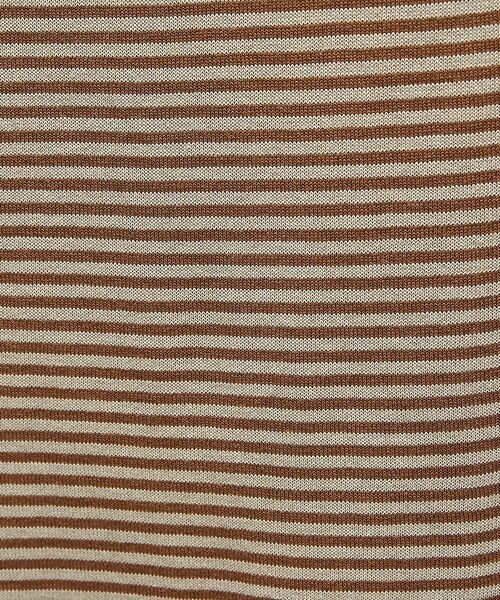 DESIGNWORKS / デザインワークス ポロシャツ | 【Tutto / トゥット】ストライプ ハイゲージ サマーニット クレリックポロ | 詳細8