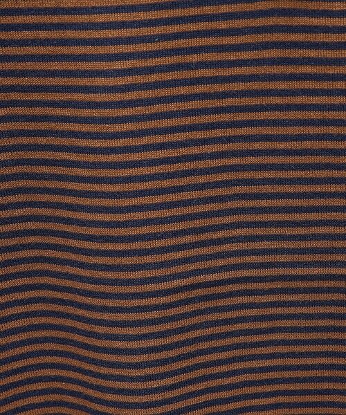 DESIGNWORKS / デザインワークス ポロシャツ | 【Tutto / トゥット】ストライプ ハイゲージ サマーニット クレリックポロ | 詳細10