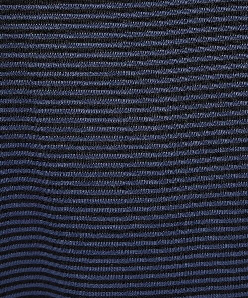 DESIGNWORKS / デザインワークス ポロシャツ | 【Tutto / トゥット】ストライプ ハイゲージ サマーニット クレリックポロ | 詳細14
