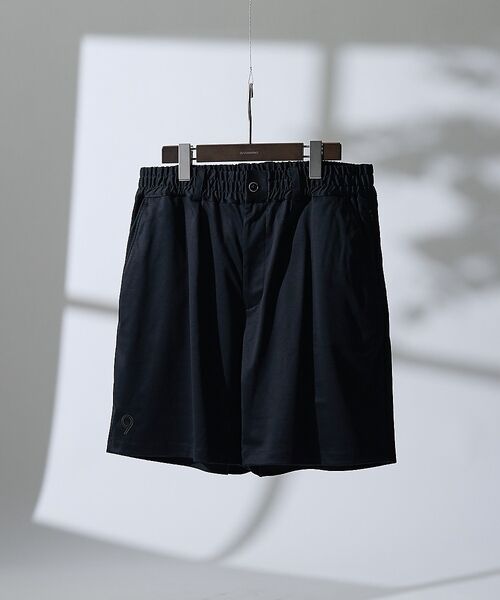 DESIGNWORKS / デザインワークス ショート・ハーフ・半端丈パンツ | 【THE SAINTNINE TOKYO別注】ショートパンツ / セットアップ対（ブラック）
