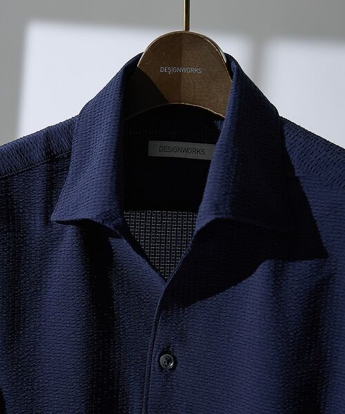 DESIGNWORKS / デザインワークス シャツ・ブラウス | 【DotAir】2WAY サッカー長袖シャツ / 軽量 / 防シワ / 吸水速乾 | 詳細4