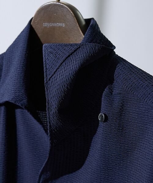 DESIGNWORKS / デザインワークス シャツ・ブラウス | 【DotAir】2WAY サッカー長袖シャツ / 軽量 / 防シワ / 吸水速乾 | 詳細5