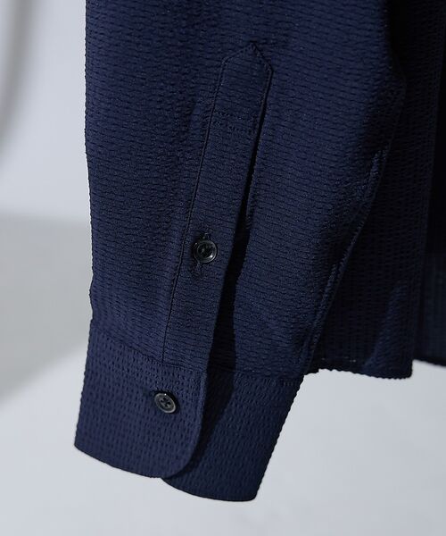 DESIGNWORKS / デザインワークス シャツ・ブラウス | 【DotAir】2WAY サッカー長袖シャツ / 軽量 / 防シワ / 吸水速乾 | 詳細6