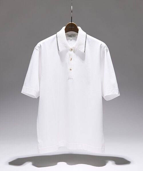 DESIGNWORKS / デザインワークス ポロシャツ | クールスムース ニット襟ポロシャツ【予約】 | 詳細2