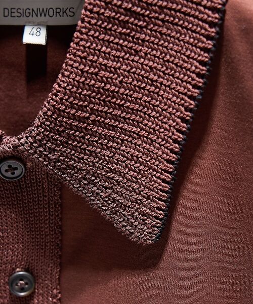 DESIGNWORKS / デザインワークス ポロシャツ | クールスムース ニット襟ポロシャツ【予約】 | 詳細12