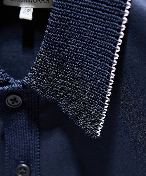 DESIGNWORKS / デザインワークス ポロシャツ | クールスムース ニット襟ポロシャツ【予約】 | 詳細16