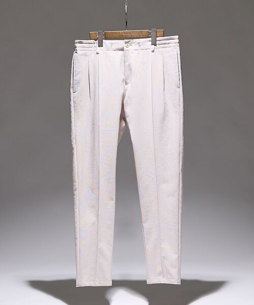 DESIGNWORKS / デザインワークス スラックス・ドレスパンツ | 【セットアップ対応】ピンタックイージーパンツ / 速乾性 / 防シワ性 / 形態 | 詳細1