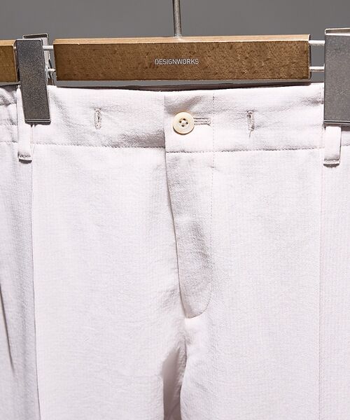 DESIGNWORKS / デザインワークス スラックス・ドレスパンツ | 【セットアップ対応】ピンタックイージーパンツ / 速乾性 / 防シワ性 / 形態 | 詳細2