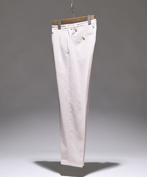 DESIGNWORKS / デザインワークス スラックス・ドレスパンツ | 【セットアップ対応】ピンタックイージーパンツ / 速乾性 / 防シワ性 / 形態（ベージュ）