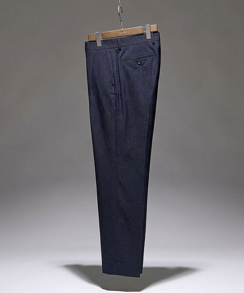 DESIGNWORKS / デザインワークス スラックス・ドレスパンツ | 【セットアップ対応】ピンタックイージーパンツ / 速乾性 / 防シワ性 / 形態（ネイビー）