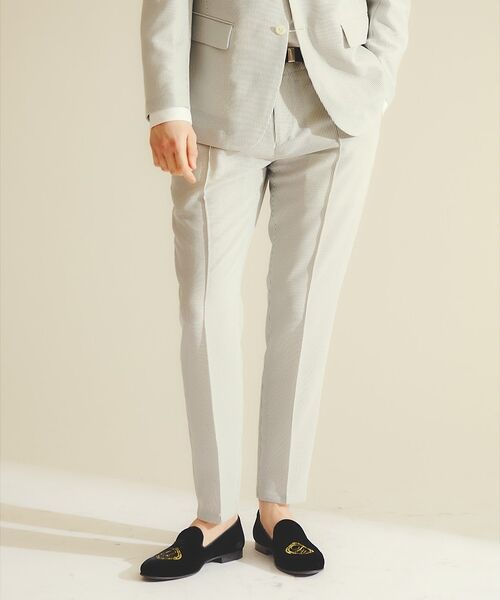 DESIGNWORKS / デザインワークス スラックス・ドレスパンツ | 【セットアップ対応】ピンタックイージーパンツ / 速乾性 / 防シワ性 / 形態 | 詳細12