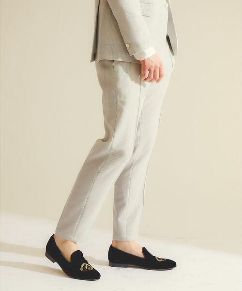 DESIGNWORKS / デザインワークス スラックス・ドレスパンツ | 【セットアップ対応】ピンタックイージーパンツ / 速乾性 / 防シワ性 / 形態 | 詳細13