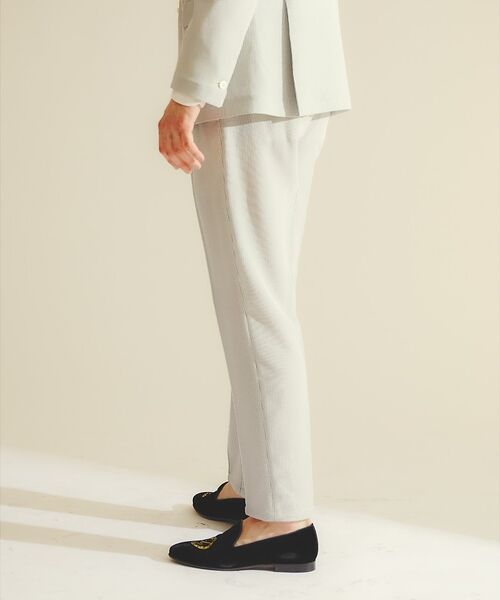 DESIGNWORKS / デザインワークス スラックス・ドレスパンツ | 【セットアップ対応】ピンタックイージーパンツ / 速乾性 / 防シワ性 / 形態 | 詳細14