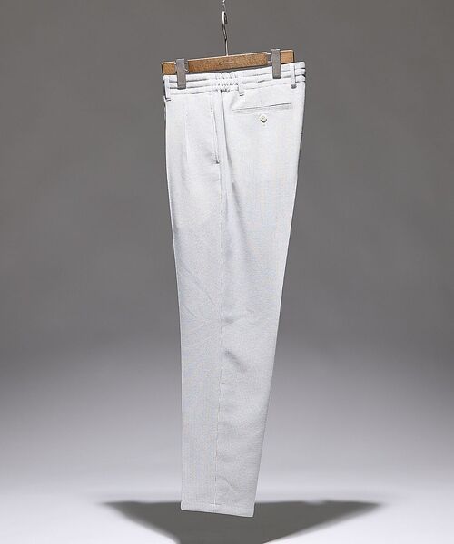 DESIGNWORKS / デザインワークス スラックス・ドレスパンツ | 【セットアップ対応】ピンタックイージーパンツ / 速乾性 / 防シワ性 / 形態 | 詳細16