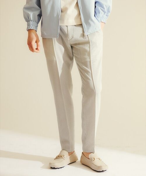 DESIGNWORKS / デザインワークス スラックス・ドレスパンツ | 【セットアップ対応】ピンタックイージーパンツ / 速乾性 / 防シワ性 / 形態 | 詳細17