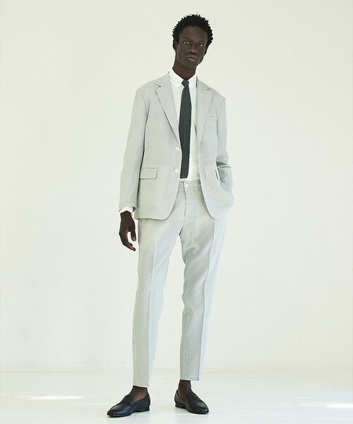 DESIGNWORKS / デザインワークス スラックス・ドレスパンツ | 【セットアップ対応】ピンタックイージーパンツ / 速乾性 / 防シワ性 / 形態 | 詳細19